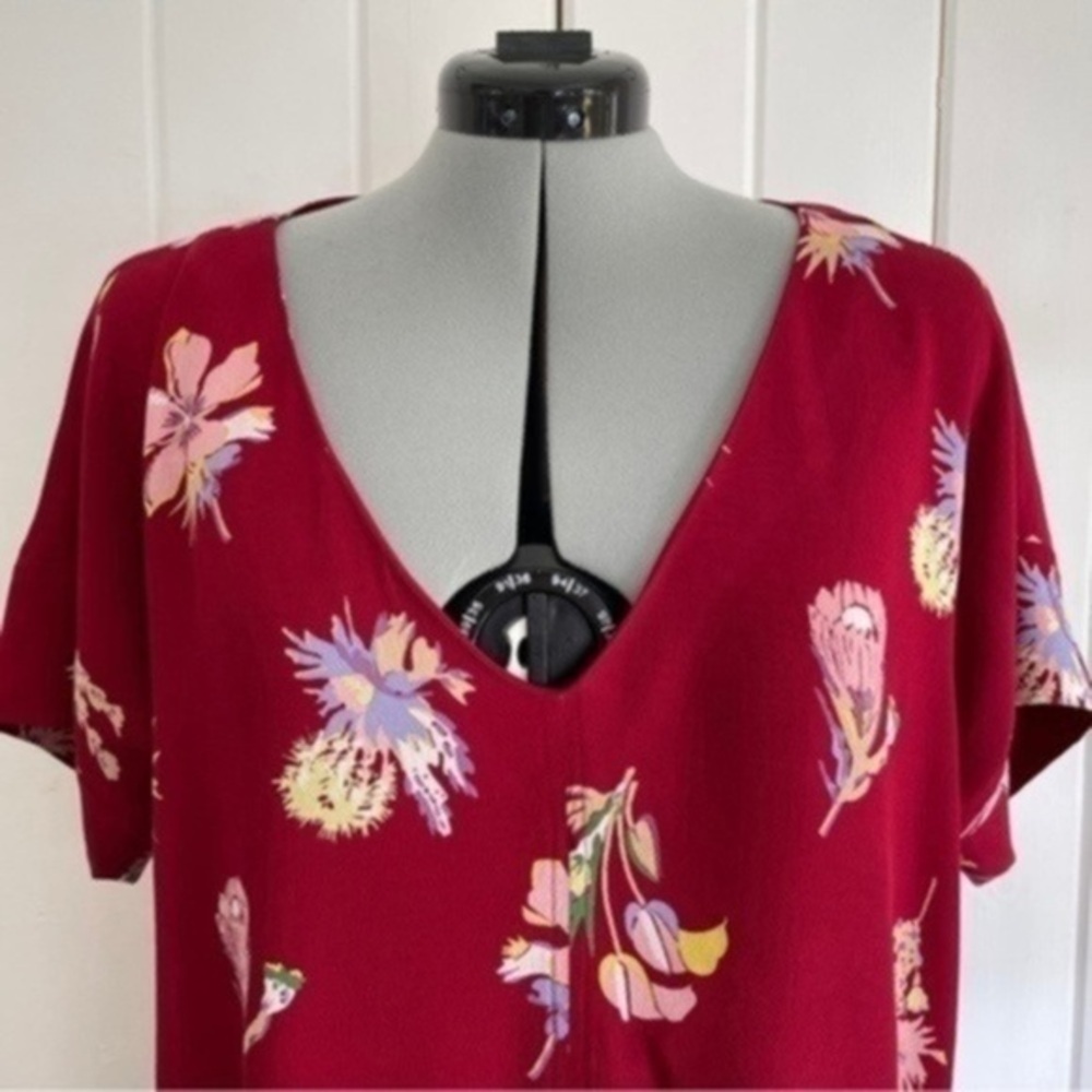 Madewell Red Birds of Paradise Dress​​​​​ - Picture 7 of 10